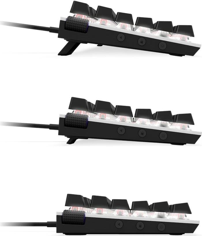 Tastierë NZXT Function KB-1FSUK-WR - e zezë/e bardhë