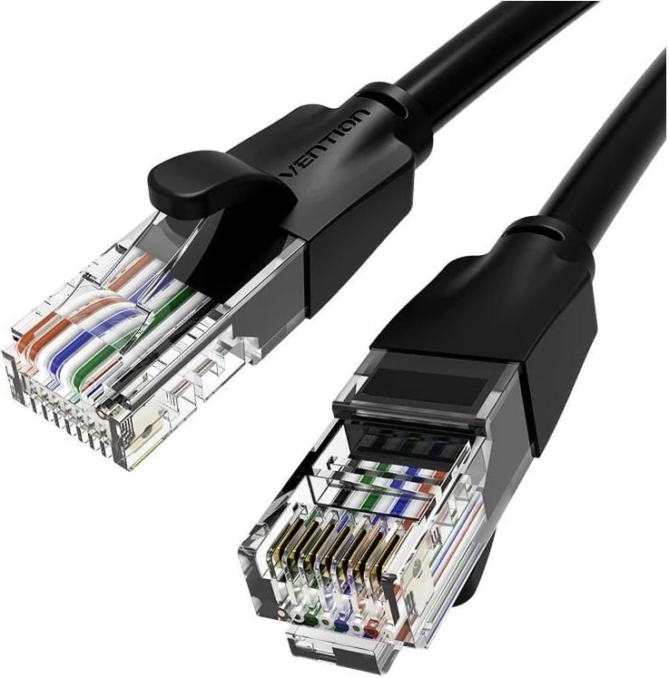 Kabëll rrjeti Vention RJ-45/RJ-45, Cat. 6, 25m, i zi