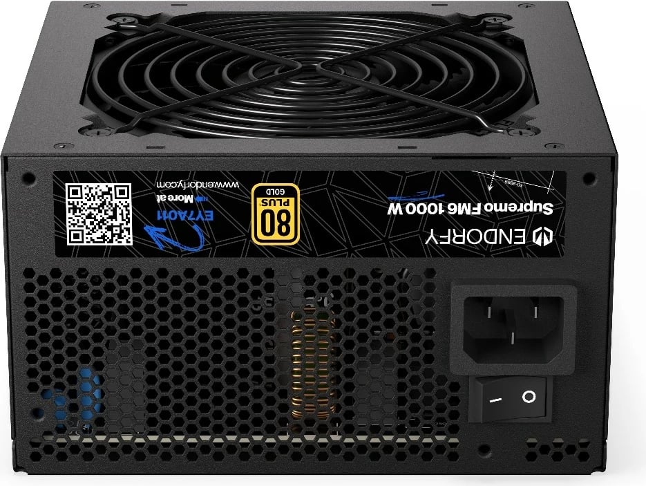 Kasë furnizimi Endorfy Supremo FM6 Gold 1000W, modular, 80 PLUS Gold, e zezë