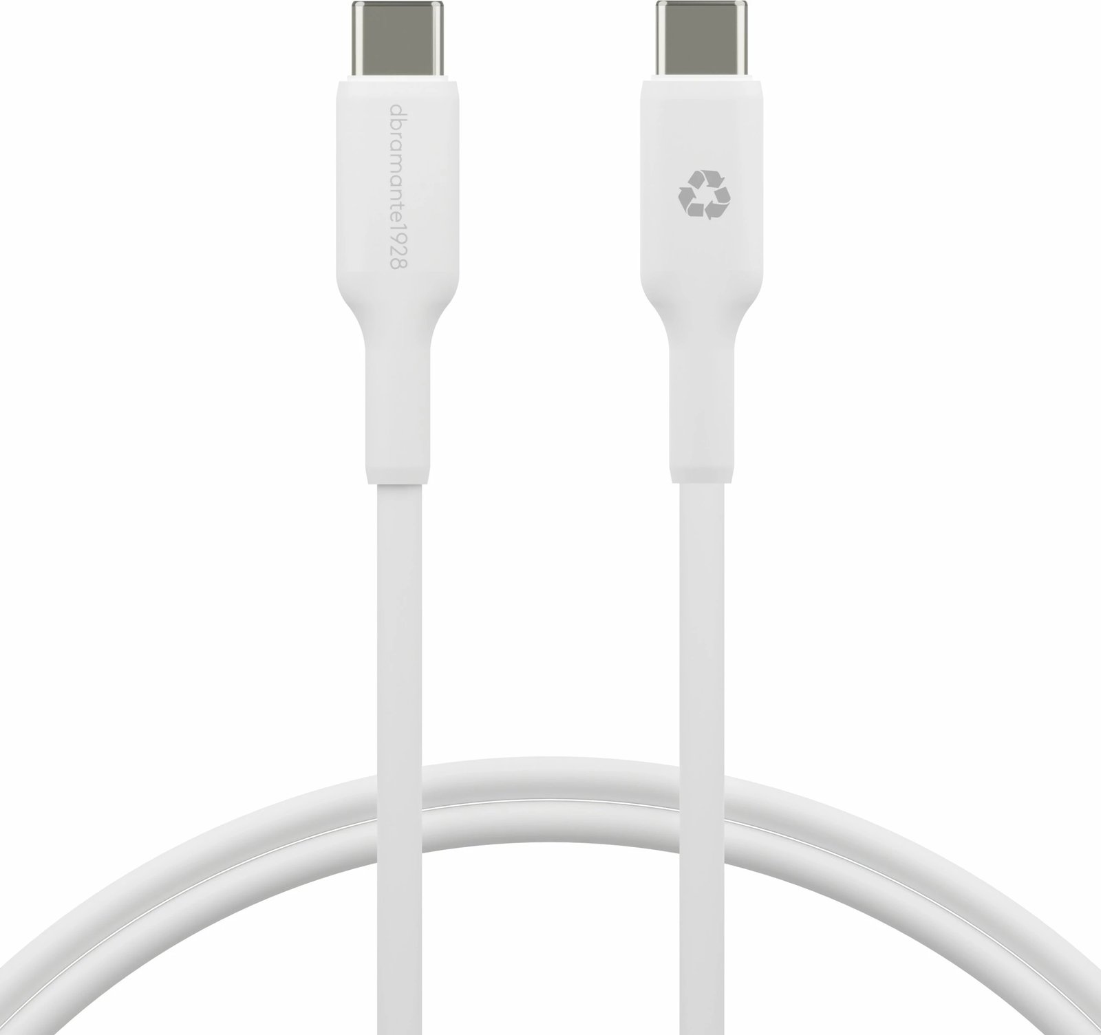 Kabllo USB-C në USB-C dbramante1928 1m, e bardhë