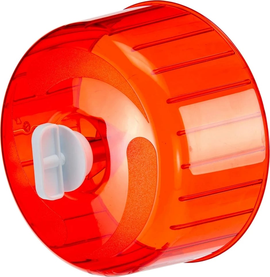 Rrotë ushtrimi për brejtës, FERPLAST Silea, 14.5x10 cm, plastike, e kuqe