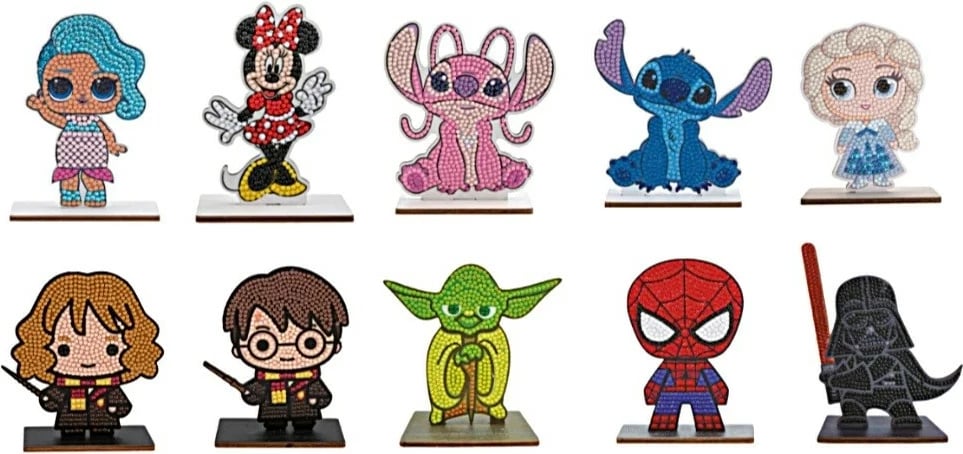 Set mozaikësh Crystal Art Buddies Minnie Mouse, Epee, CAFGR-DNY014, shumëngjyrësh