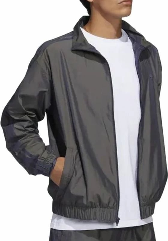 Xhaketë për meshkuj adidas Originals Superfire TK JK M HC2189, ngjyrë gri