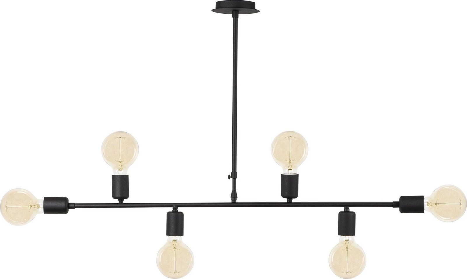 Llambë tavani Opviq Truva, e zezë, N-694