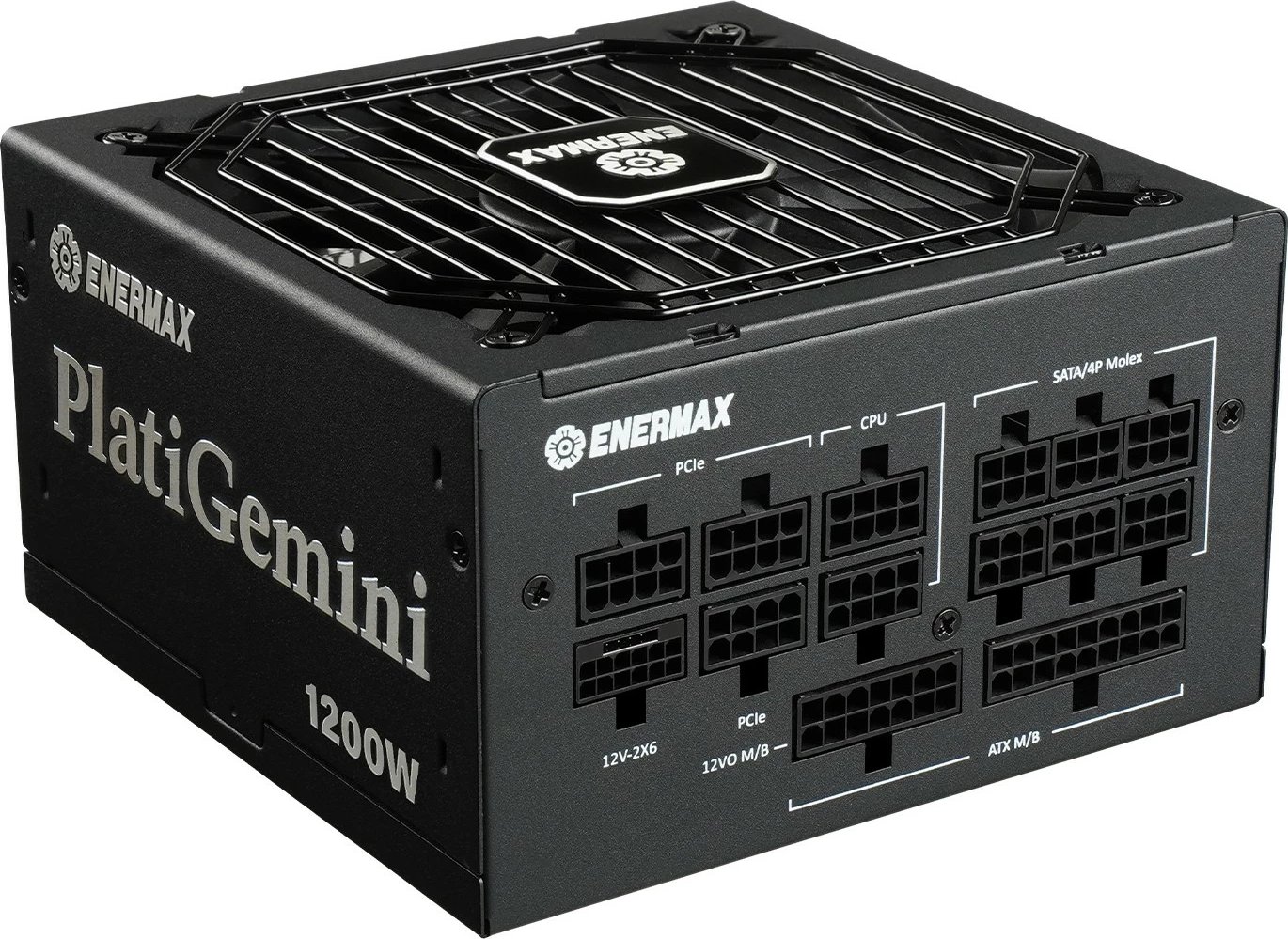 Kasë Enermax PlatiGemini EGN1200P, 1200W, 80 PLUS Platinum, ATX 3.1, full modular, e zezë