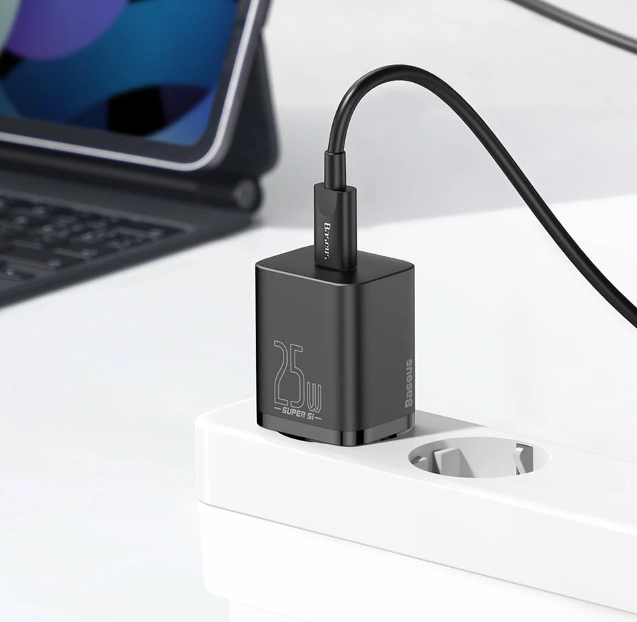 Karikues muri Baseus Super Si 1C, 25W, USB Type-C, i zi Karikues muri Baseus Super Si 1C, 25W, USB Type-C, i zi