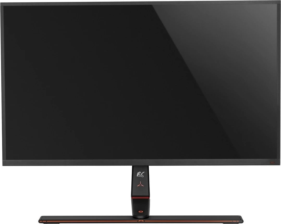 Mbajtës gaming për monitor Maclean RS167, për tavolinë, me ndriçim LED, i zi