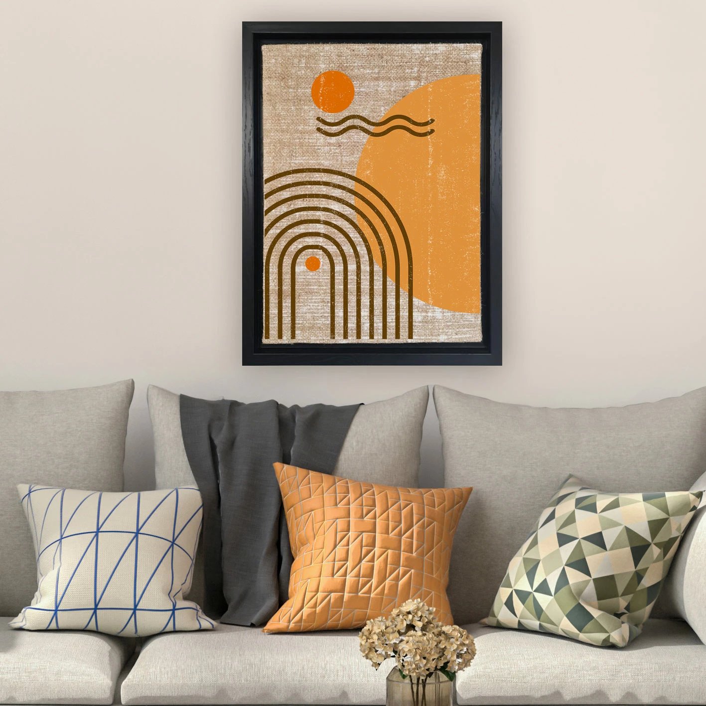 Pikturë dekorative në kanavacë, shumëngjyrëshe, Wallity LSJ21804047907 - 4666, 46x66cm