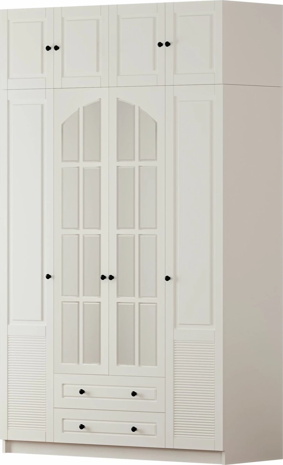 Dollap Skye Decor, Rb-185-17, ngjyrë e bardhë mat