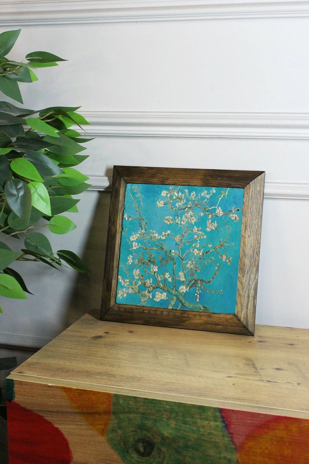 Pikturë dekorative me kornizë, Wallity, Ersytastablo54 - 16, shumëngjyrëshe, 15.5x15.5cm