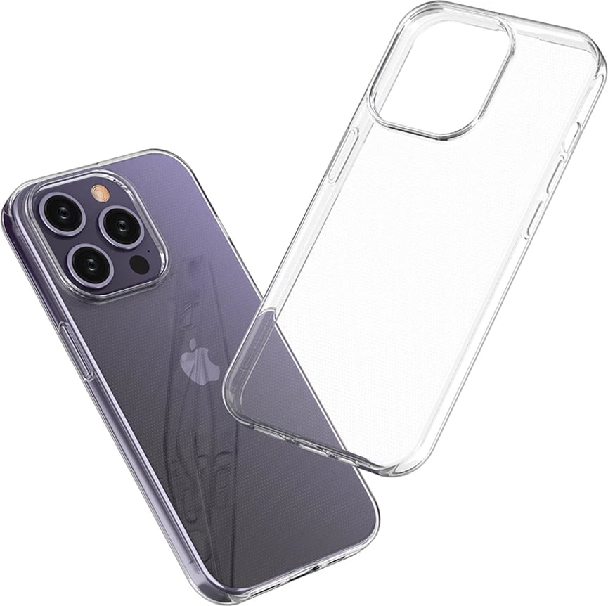 Mbështjellës Hurtel Ultra Clear për iPhone 15 Pro, 0.9mm, Transparent Mbështjellës Hurtel Ultra Clear për iPhone 15 Pro, 0.9mm, Transparent