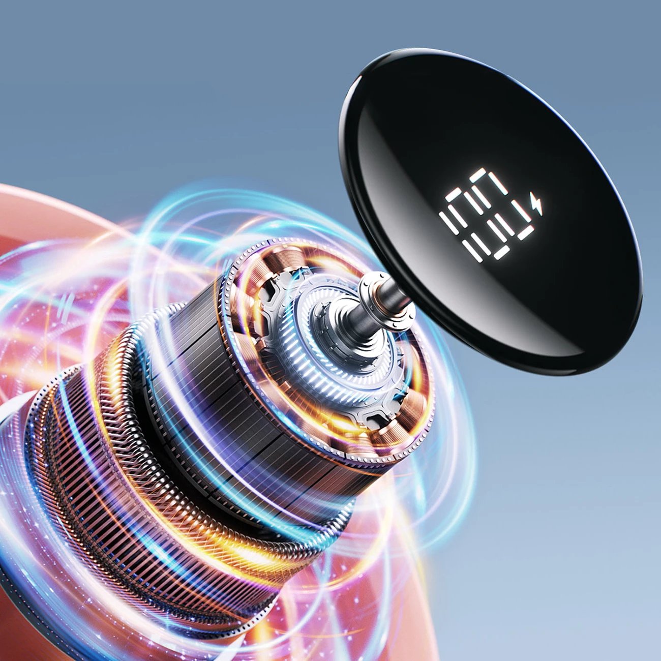 Ventilator dore Jisulife Handheld Fan Life4, 3600mAh, USB-C, Rozë