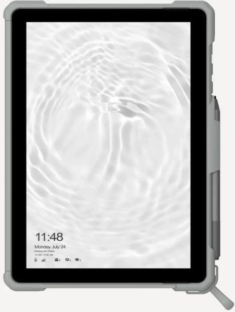 Mbështjellës Urban Armor Gear Plasma Healthcare Series për tablet 10.5", bardhë/gri