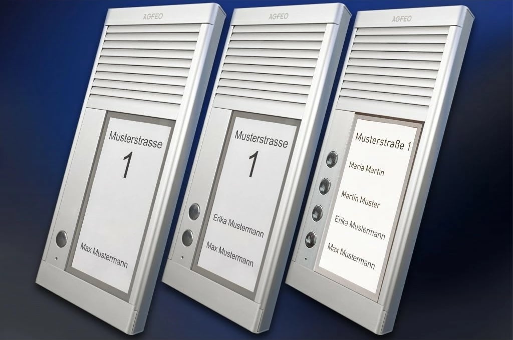 Interkom AGFEO DoorSpeak 4, i lidhur me kabllo, IP33, argjendtë Interkom AGFEO DoorSpeak 4, i lidhur me kabllo, IP33, argjendtë