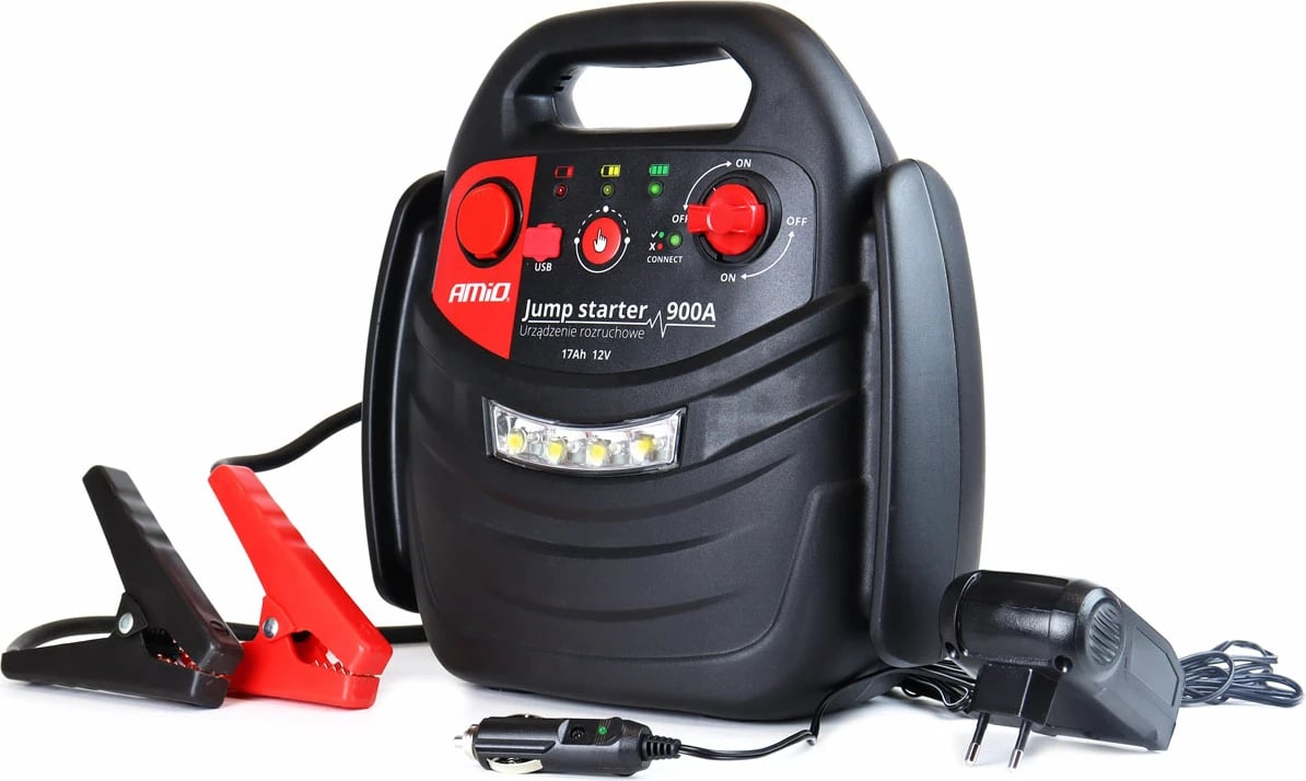 Starter makine 12V 17Ah 900A 4në1