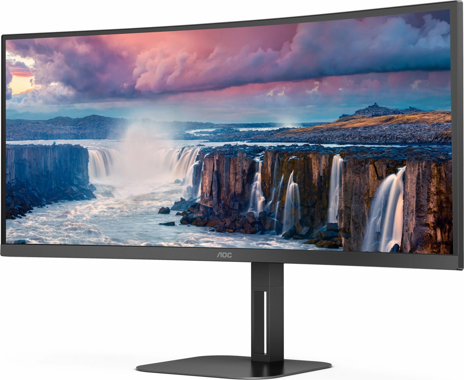 Monitor AOC V5 CU34V5C/BK, 34", 3440 x 1440, LED, i zi