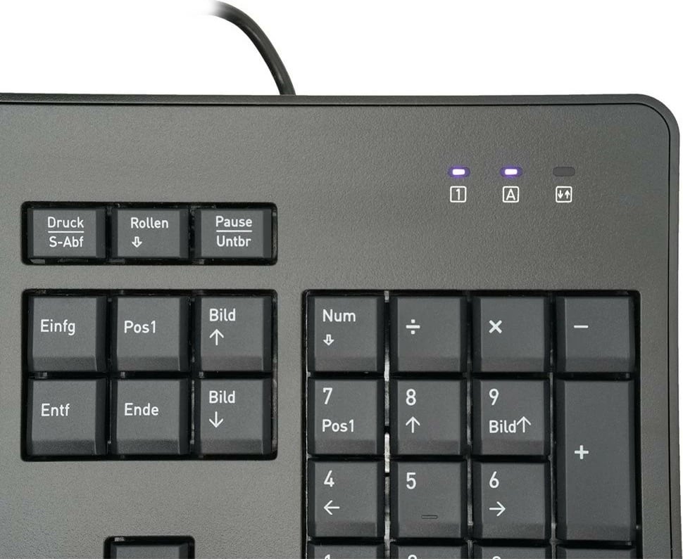 Tastierë Terra TERRA Keyboard 1500, USB, 105 taste, QWERTZ, e zezë