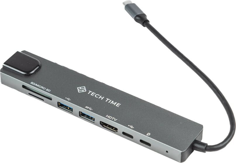 TYPE-C TO HDMI 8IN1 - Tech Time TT24004