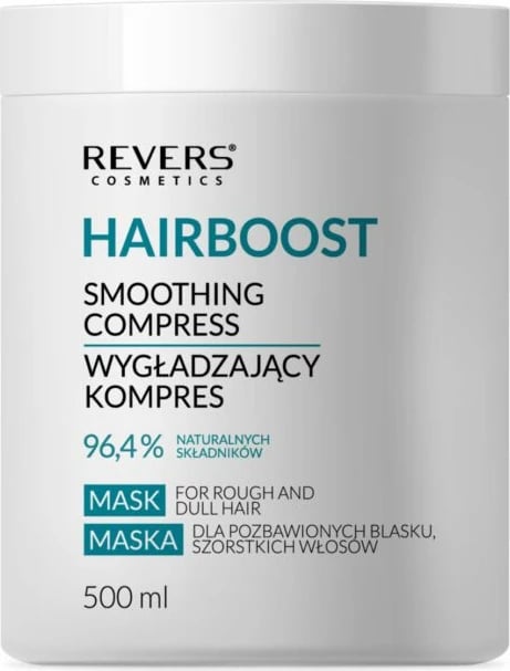Maskë për flokë të ashpër dhe pa shkëlqim Revers Hairboost, 500ml