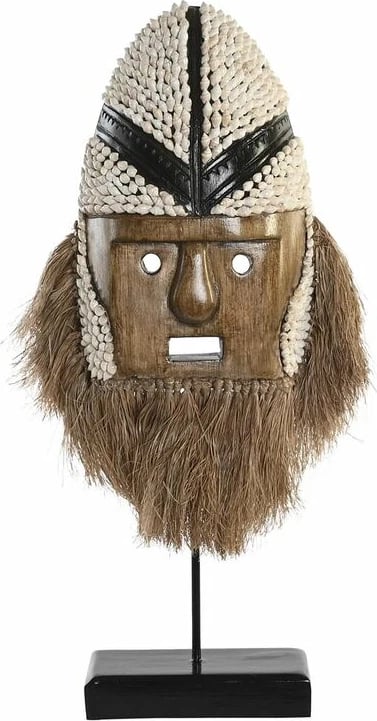 Figurë dekorative maskë DKD Home Decor, guaska natyrale, 60 cm