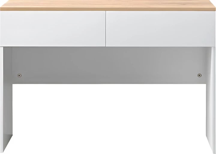 Tavolinë pune Beleton me sirtarë, MDF, ngjyrë lis-e bardhë, 100x50x75cm