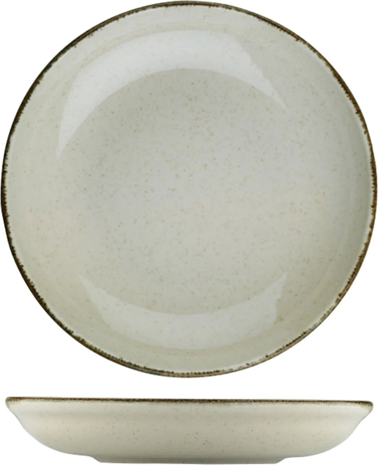 Set darke prej porcelani, 24 pjesë, Hermia, CXEO24Y2730P02, ngjyrë kanelle