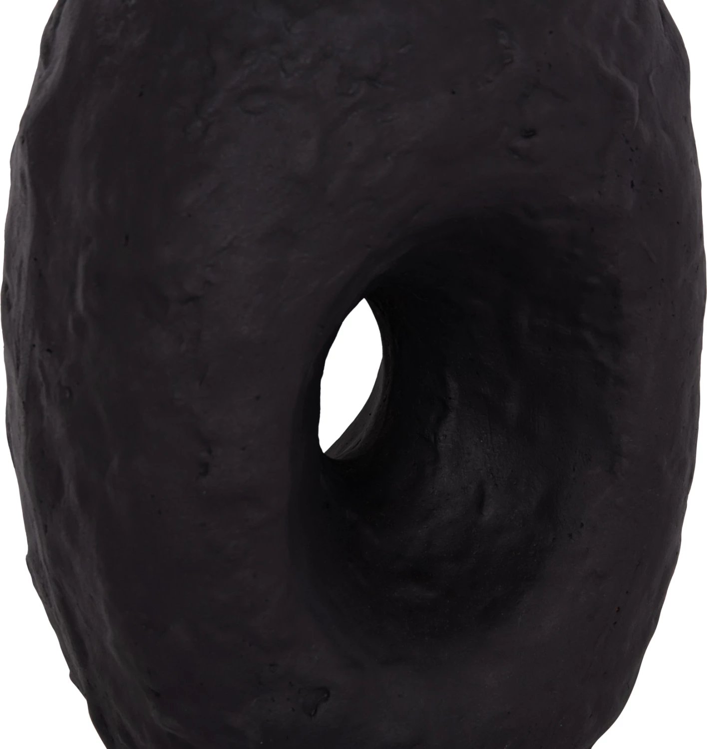 Vazo dekorative tavoline NAMENTIS, terrakotë, ngjyrë e zezë, FH4673.01L, 26.5x16x36.5cm