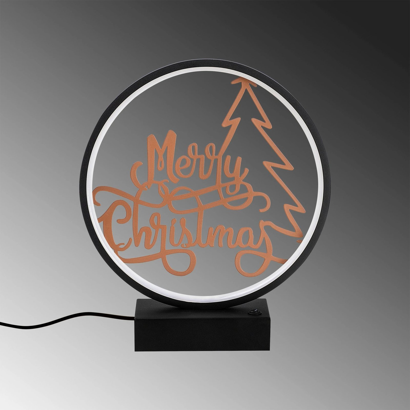 Llambë tavoline Opviq, XMAS2, e zezë dhe bakri