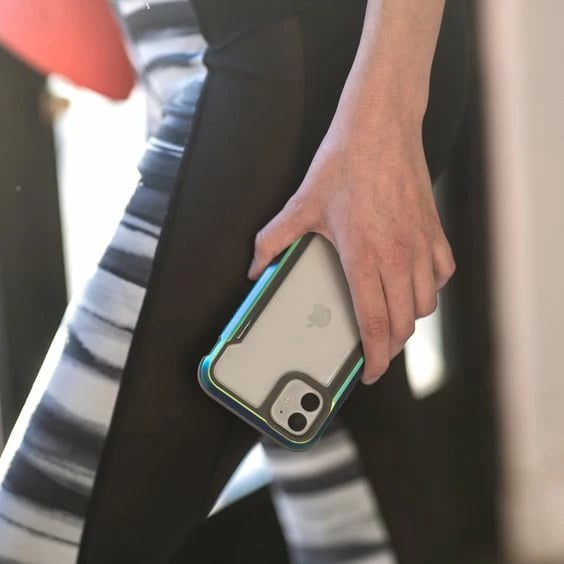 Mbështjellës Raptic X-Doria Shield për iPhone 14 Plus, MagSafe, Iridescent