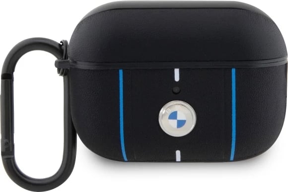 Mbështjellës, BMW, Color Lines për Apple AirPods Pro 2, me karabinë, i zi Mbështjellës, BMW, Color Lines për Apple AirPods Pro 2, me karabinë, i zi