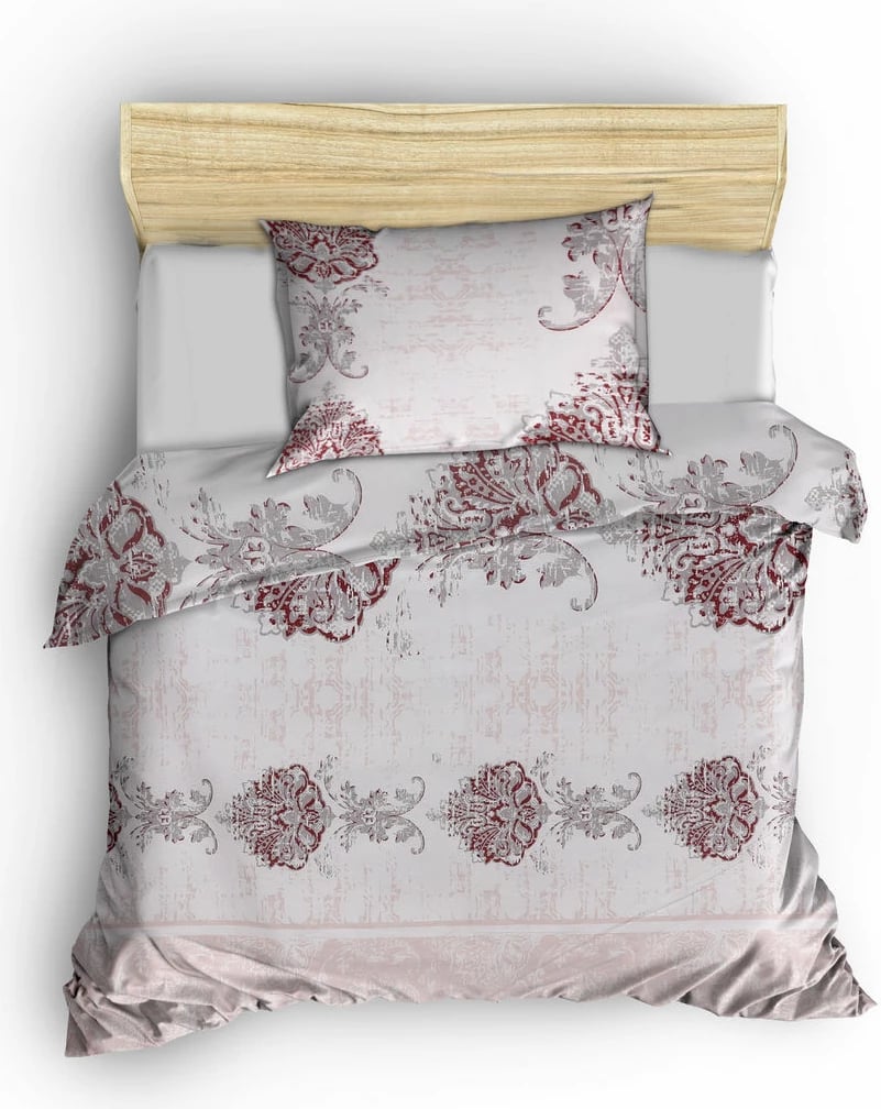 Set mbulesë për jorgan njëpersonësh Ranforce, L'essentiel, Daisy, e kuqe