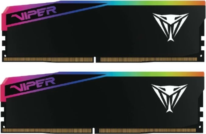 RAM Memorje DDR5 Patriot Viper Elite 5 RGB Ultra VEUR532G6028K 32GB (2x16GB) 6000MHz CL28, me radiator, e zezë