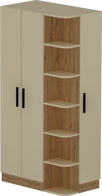 Dollap Skye Decor, ngjyrë Atlantic Pine dhe bezhë