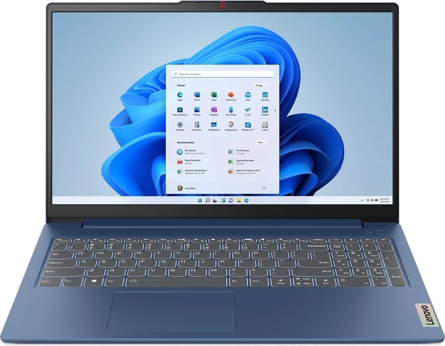 Laptop Lenovo IdeaPad Slim 3 15IAH8, 15.6", Intel Core i5, 16GB RAM, 512 GB SSD, Intel UHD Graphics, i kaltër