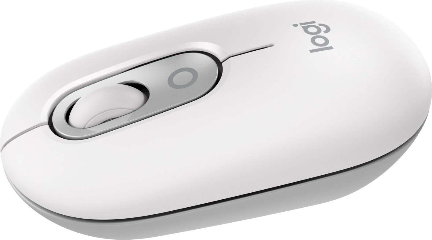 Maus Logitech POP, Optik, Bluetooth, Bardhë