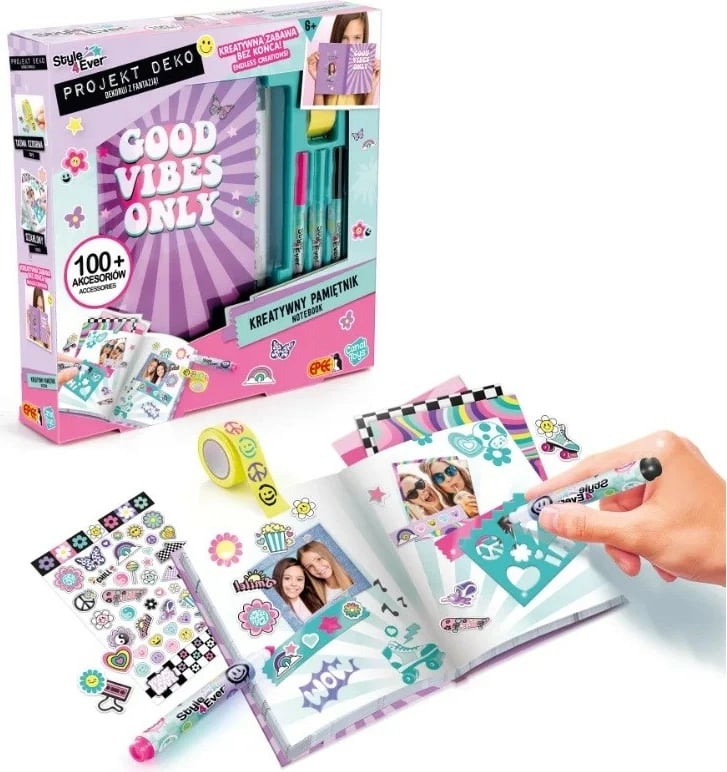 Set kreativ Epee Project Deko, ditar personal, me aksesorë, për vajza, shumëngjyrësh