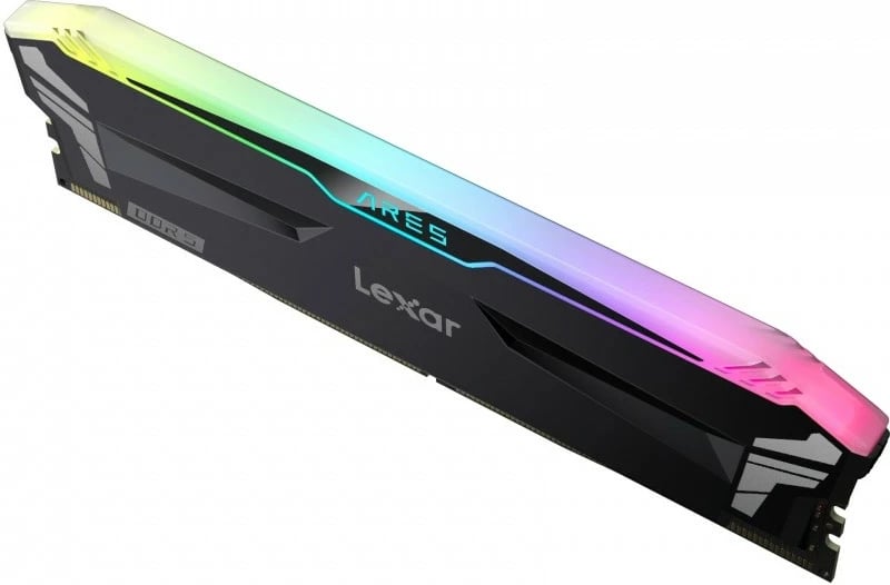 RAM Memorje Lexar ARES RGB DDR5, 32GB (2x16GB), 6800MHz, CL34, e zezë RAM Memorje Lexar ARES RGB DDR5, 32GB (2x16GB), 6800MHz, CL34, e zezë