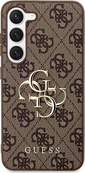 Mbështjellës Guess 4G Big Metal Logo për Samsung Galaxy S24+, Kafe Mbështjellës Guess 4G Big Metal Logo për Samsung Galaxy S24+, Kafe