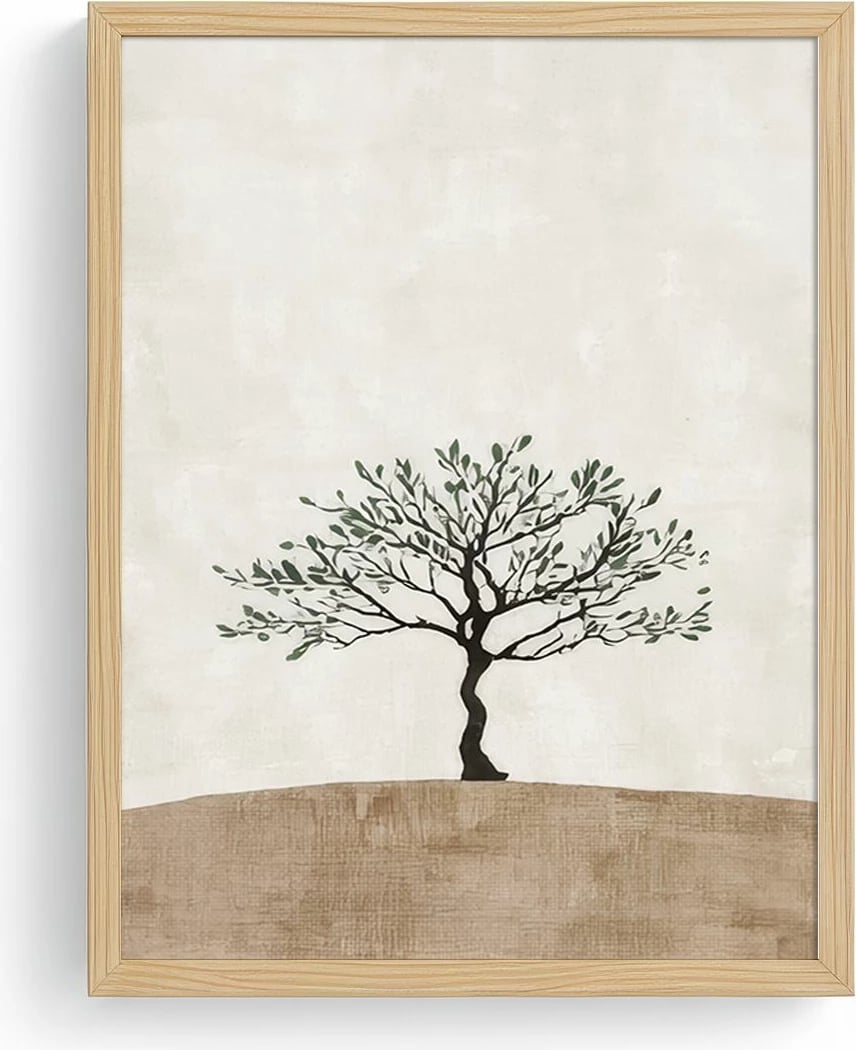 Pikturë dekorative me kornizë, MDF, Wallity, Huhu734, shumëngjyrëshe, 40x60cm