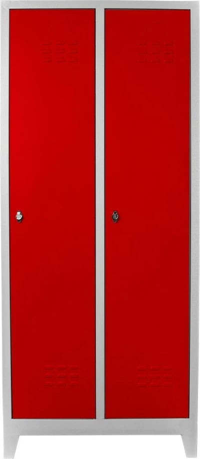 Dollap për ruajtje, ngjyrë gri dhe e kuqe, Skye Decor, Js1011Kı