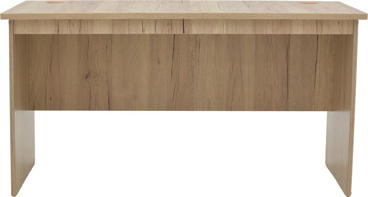 Tavolinë pune Anze, melaminë natyrale, 150x75x75cm