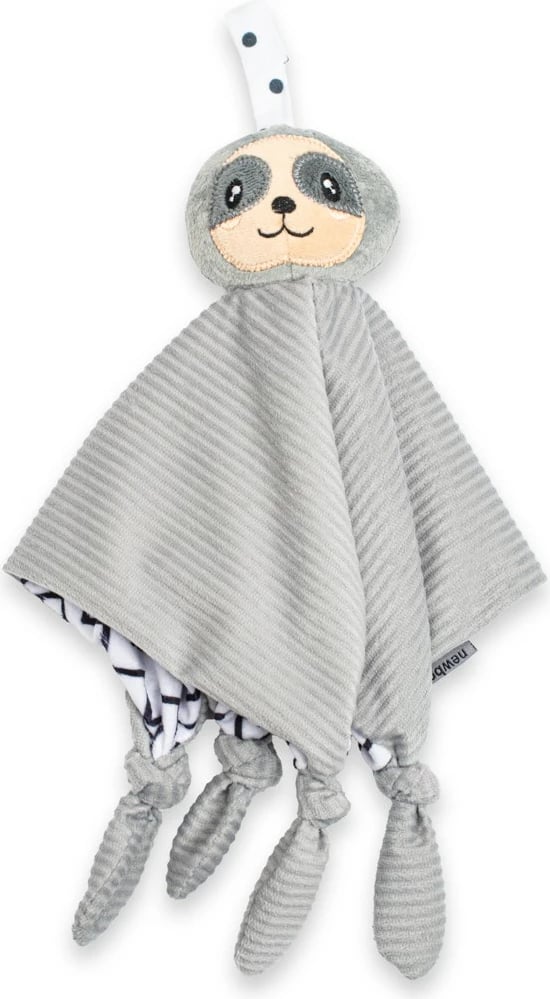 Lodër pelushi bebe, New Baby, Sloth Toys, pelush i butë ngushëllues me nyje dhe varëse, shumëngjyrëshe