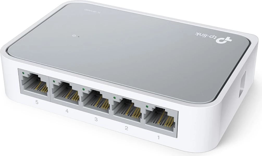 Switch, TP-LINK, TL-SF1005D, 5 porta 10/100 Mbps, e bardhë