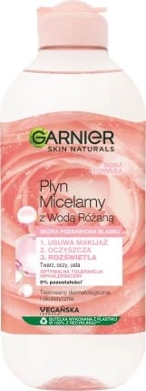 Ujë micelar për femra Garnier Skin Naturals me ujë trëndafili, 400ml
