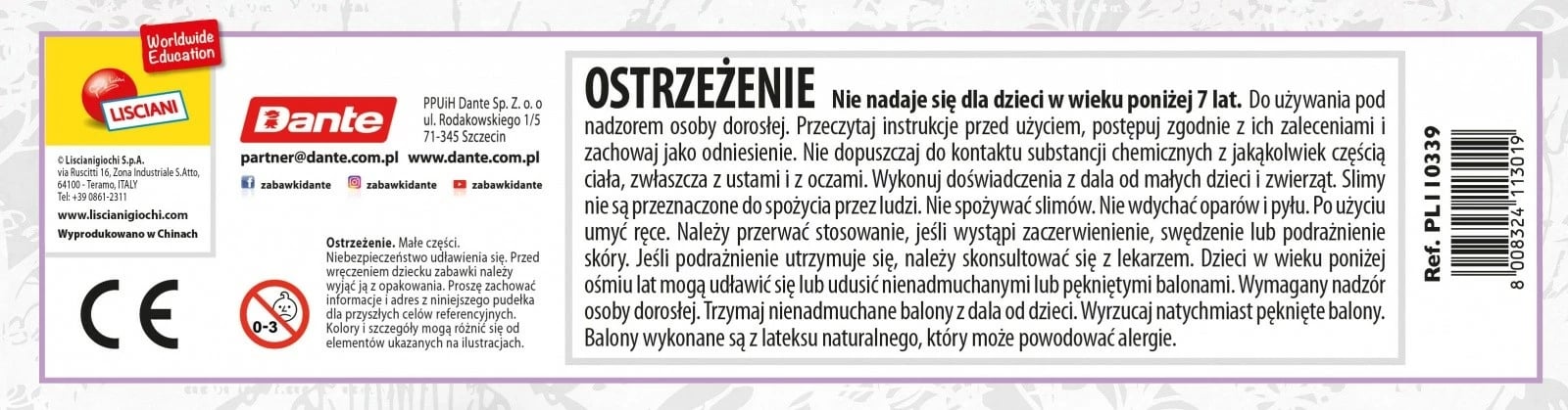 Set shkencor Slumi Science, Lisciani, Slime Laboratory, shumëngjyrësh