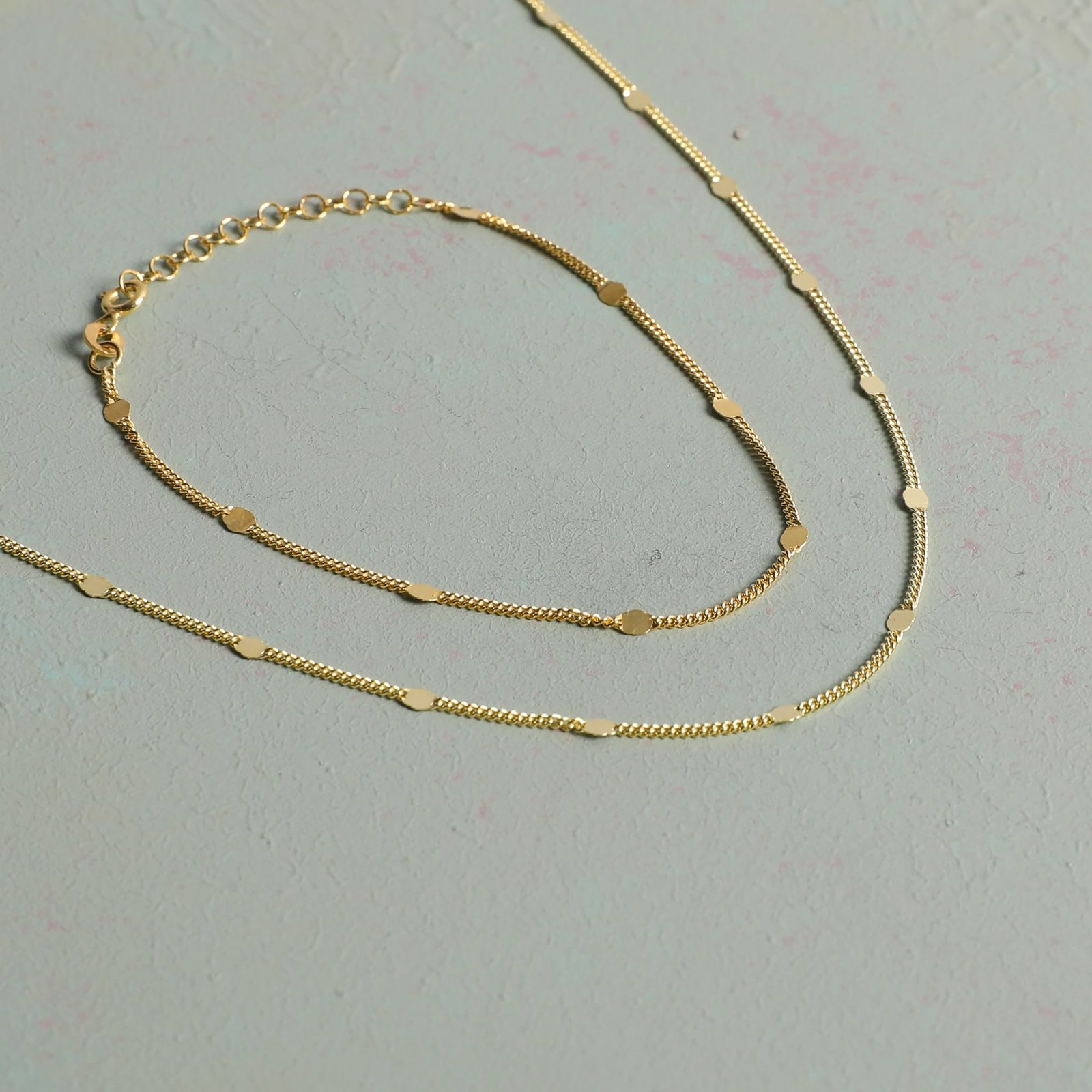 Set varëse dhe byzylyk argjendi, ngjyrë ari, Jumeon, 11056G