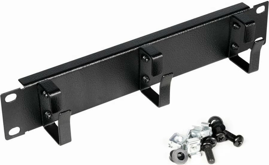 Panel menaxhimi kabllosh Equip EZMR-10-B, 1U, 10", metal, zi