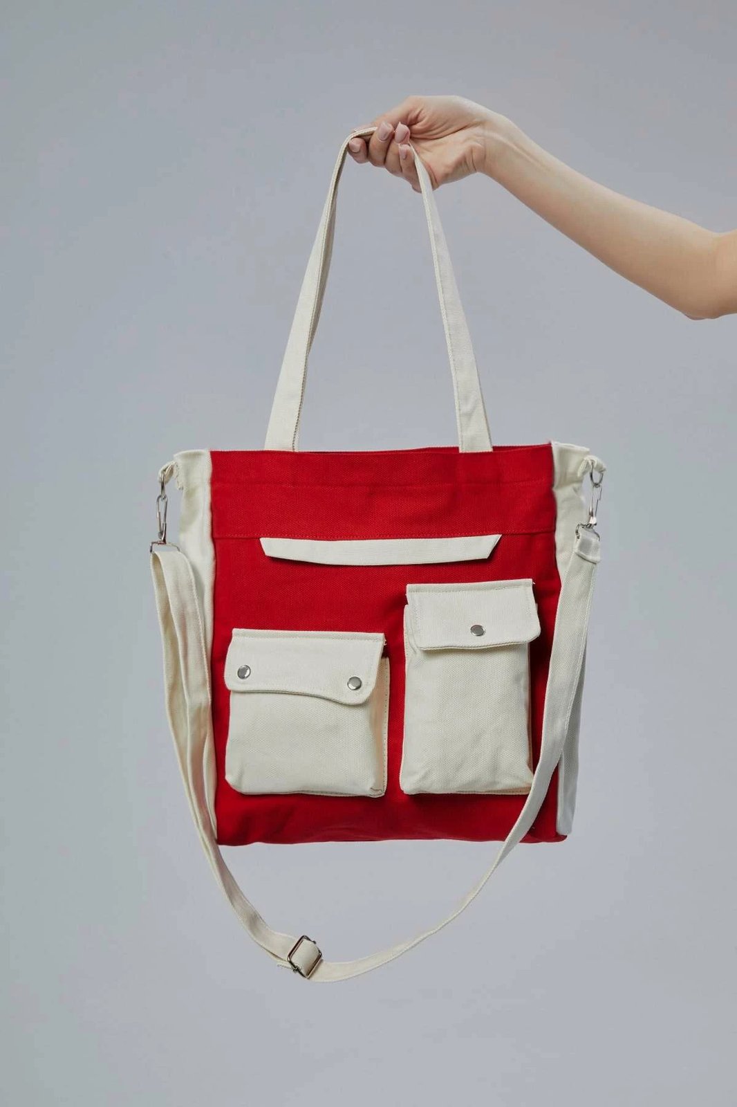 Çantë tote Zoozie Bags, e kuqe, 2354