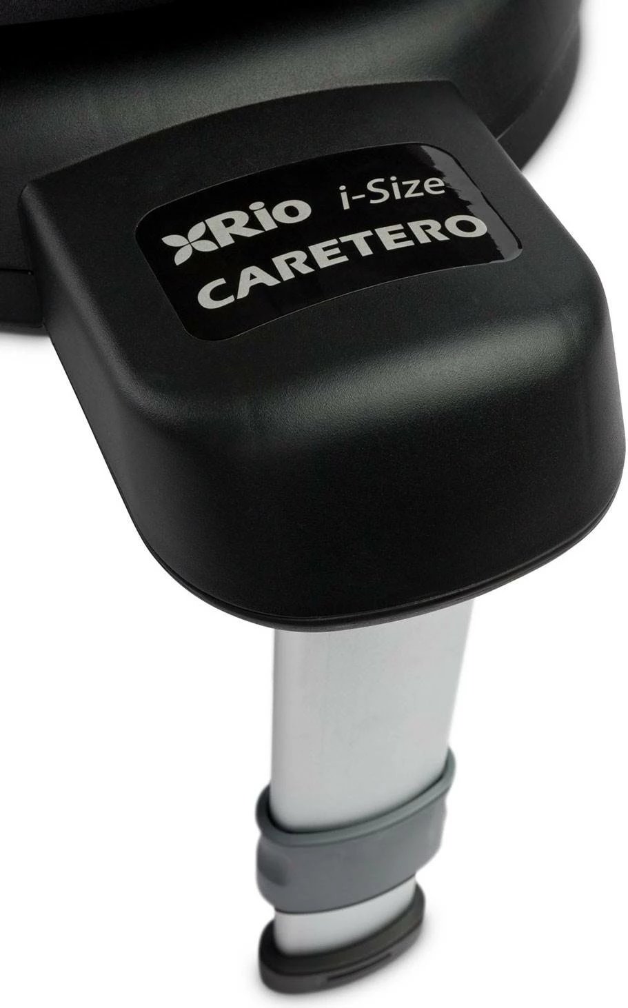 Sedilje auto, CARETERO RIO, i-Size 40–105 cm deri 22 kg, ISOFIX me këmbë stabilizuese, 360° rrotulluese, gri