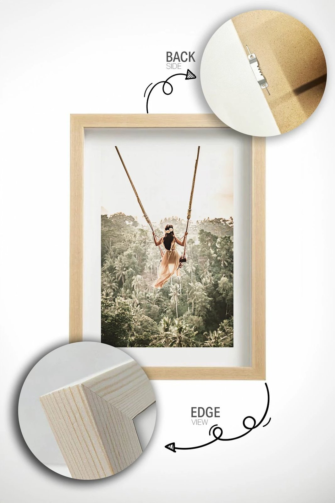 Pikturë dekorative me kornizë (3 copë), Wallity, Artcerceve19